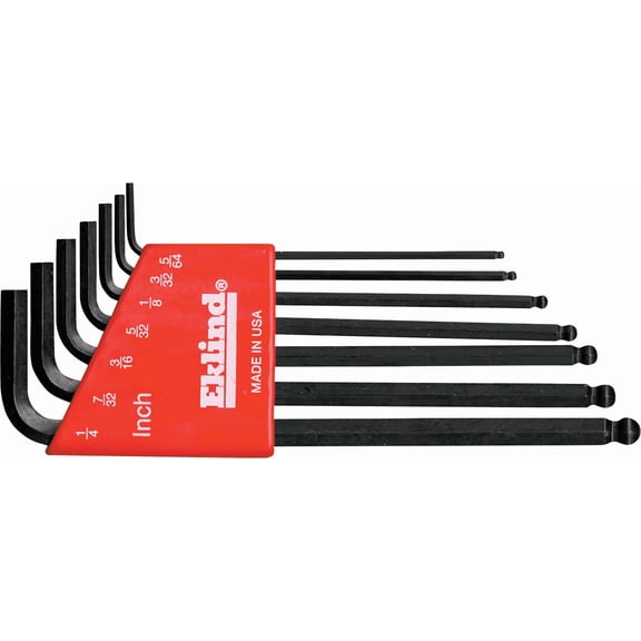 Eklind 7-Piece Ball-End Hex Key Set - Pack of 2  Residential Use, Standard Application
