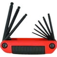thumbnail image 1 of Eklind Tool 5/64" to 1/4" SAE Ergo Fold 9 in 1 Ball End Hex Key Set 1 pc., 1 of 4
