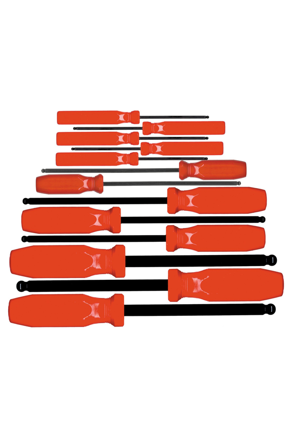 Tool 90113 13-Piece Ball Hex Screwdriver Set
