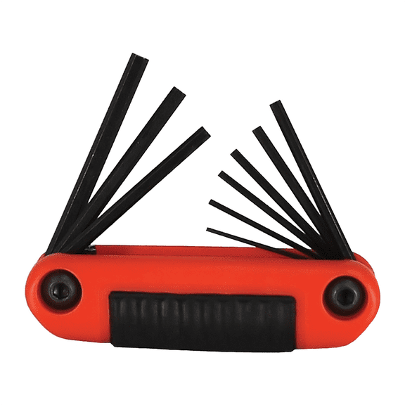 Eklind Tool Company 9-Piece SAE Ergo-Fold Hex Key Set