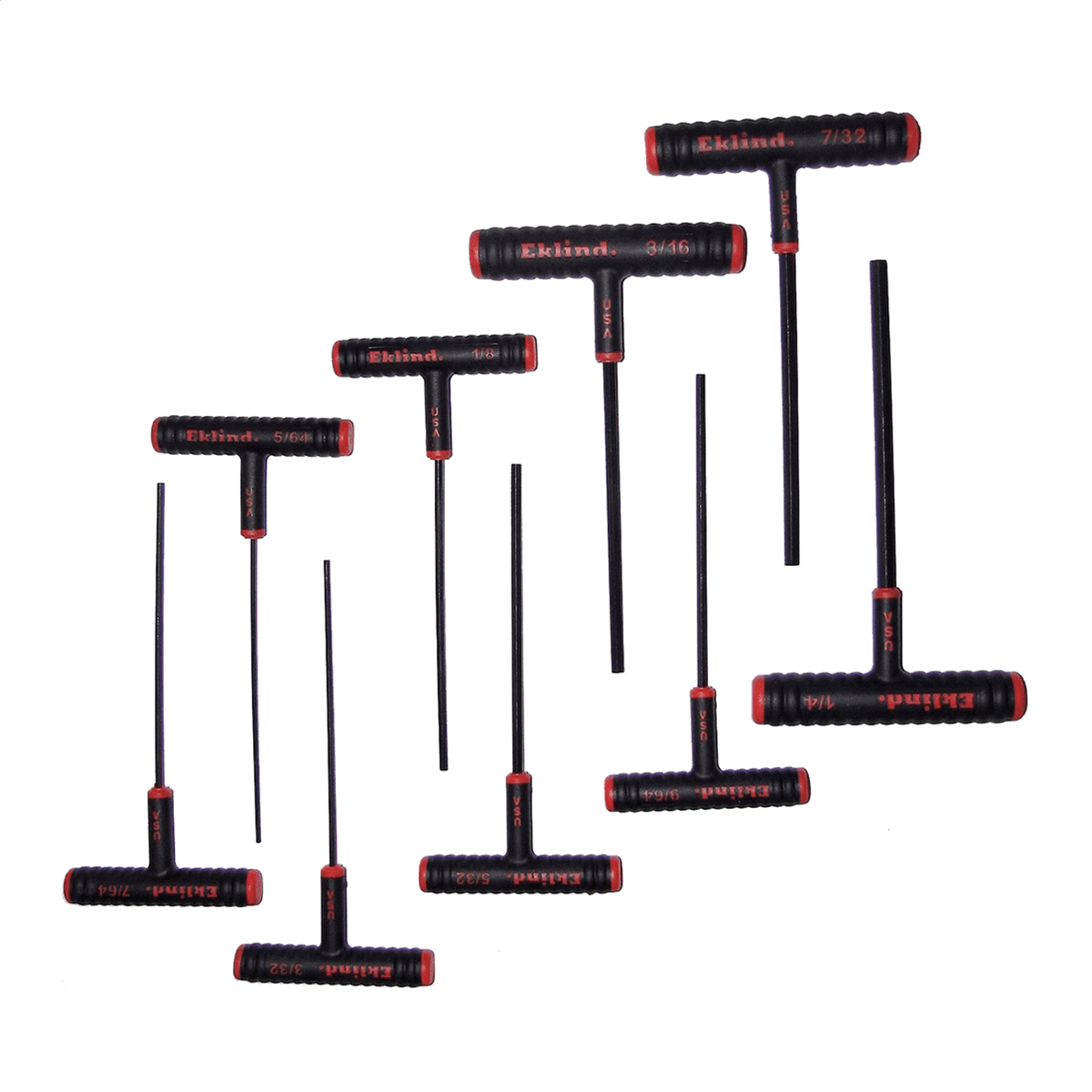 Eklind Tool Company POWER T-HANDLE FRACTIONAL HEX SET