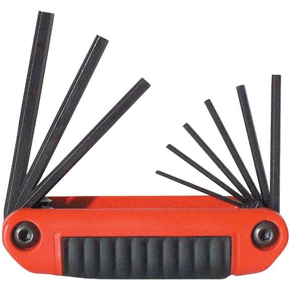Eklind Tool Eklind 9-Piece Medium Handle Ergo-Fold Hex Key Set - Pack of 8