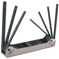 Eklind Tool Fold-Up Torx Key Set, Case of 6