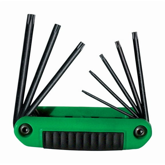 Eklind Tool T6-T25 Fold-Up Torx Hex Key Set Multi-Size in. 8 pc.