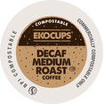 thumbnail image 1 of Ekocups Decaf Medium Roast Compostable & Sustainable Plant-Based Coffee Pods, 80 Count, 1 of 6