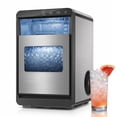 thumbnail image 1 of EKOJUCE 44Lbs/24H Nugget Ice Maker Countertop Soft Chewable Sonic-Style Pebble Ice, One-Touch Self-Cleaning, Stainless Steel, Sliver, for Home, Kitchen, Office, RV and Camping, 1 of 11