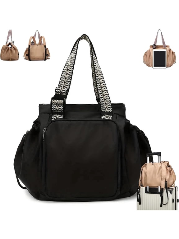 Ekon Essential Tote Bag, 3-in-1 Convertible Backpack with 15 Pockets, Multifunctional Organizer for Travel & Daily Commute