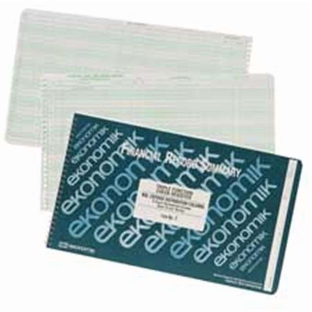 Ekonomik  Check Register Form- 20 Col.- 8-.75in.x14-.75in.- GN Ink-WE Paper