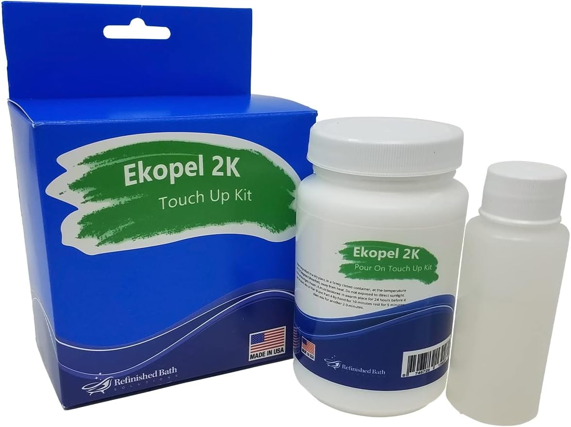 Ekopel 2K Touch Up Bathtub Refinishing Kit Apply With Foam Brush
