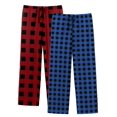 thumbnail image 1 of Ekouaer 2 Pack Mens Pajama Pants Long Pjs Bottoms Soft Sleepwear Bottoms with Pockets Drawstring All-match Lounge Pants, 1 of 6
