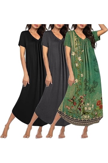 Womens Nightshirts & Gowns in Womens Pajamas & Loungewear | Black - Walmart .com Womens Nightshirts & Gowns in Womens Pajamas & Loungewear | Black - Walmart .com