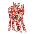 thumbnail image 1 of Ekouaer Christmas Family Matching Pajamas Long Sleeve Button Down Pj Set Festival Party Sleepwear, 1 of 5