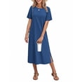 thumbnail image 1 of Ekouaer Long Nightgowns for Women Cotton Sleepshirt, 1 of 6