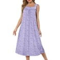 thumbnail image 1 of Ekouaer Long Sleeveless Nightgowns for Women Ladies Night Gown Embroidery Sleepdress Tank Nightdress Victorian Sleepshirt, 1 of 6