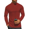 thumbnail image 1 of Ekouaer Men's Mock Turtleneck Long Sleeve Turtle Neck Tops Lightweight Undershirt Thermal Sweater Shirts, 1 of 7