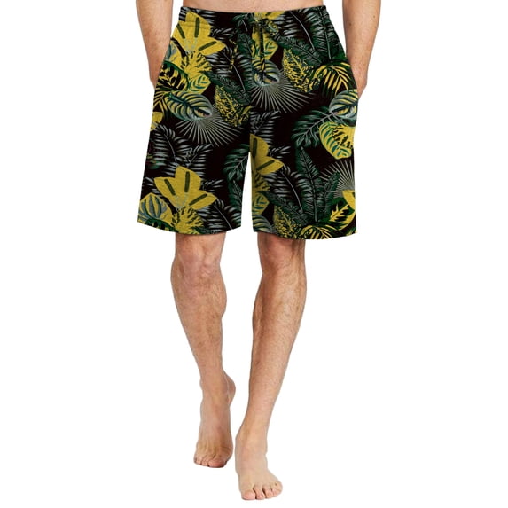 Ekouaer Men's Pajama Shorts Pj Bottoms Drawstring Casual Shorts with Pockets