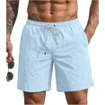 thumbnail image 1 of Ekouaer Mens Swim Trunks 7 Inch Quick Dry Board Shorts Swimwear Bathing Suits with Mesh Liner 2 in 1 Surf Swimming Short with Pockets, 1 of 6
