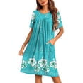 thumbnail image 1 of Ekouaer Moo Moos for Women Button House Dresses with Pockets Mumu, 1 of 7