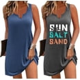 thumbnail image 1 of Ekouaer Nightgowns for Women 2 Pack Tank Night Gown Sleeveless Sleep Shirt V Neck Chemise Soft Night Shirt Ladies Sleep Dress, 1 of 6