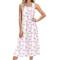 thumbnail image 1 of Ekouaer Nightgowns for Women Cotton Long Night Gown Sleeveless Sleep Dress Victorian Nightdress Ladies Sleepwear, 1 of 6