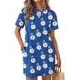 thumbnail image 1 of Ekouaer Nightgowns for Women Cotton Sleep Shirts Tshirt Nightshirt Casual Sleepdress Sleepwear with Pockets, 1 of 6