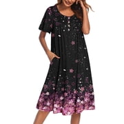 white christmas dresses Puunene Pull Over Short Muumuu Dress – Shaka Time Hawaii