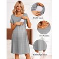 thumbnail image 1 of Ekouaer Nursing Dress Patchwork Knee Length Dress, 1 of 6