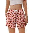 thumbnail image 1 of Ekouaer Pajama Shorts for Women Cute Comfy Sleep Shorts Soft Casual Elastic Waist Pj Short with Pockets, 1 of 7