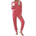 thumbnail image 1 of Ekouaer Pajamas Set for Women Soft Comfy Pjs Sets Long Sleeve Sleepwear Loungewear, 1 of 6