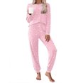 thumbnail image 1 of Ekouaer Pajamas Set for Women Soft Comfy Pjs Sets Long Sleeve Sleepwear Loungewear, 1 of 6