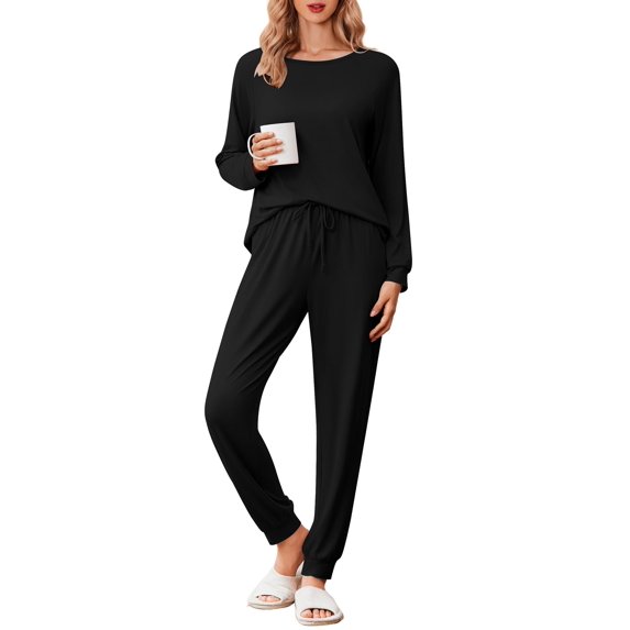 Ekouaer Pajamas for Women Set Soft Lounge Sets 2 Piece Pj Sets with Pockets