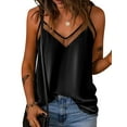 thumbnail image 1 of Ekouaer Tank Top for Women Mesh V Neck Camisole Sleeveless Tank Cami Shirt, 1 of 6