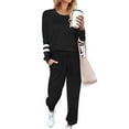 thumbnail image 1 of Ekouaer Sweatsuits Womens Loungewear Set Tracksuit Long Sleeve Pajamas Set with Pockets 2 Piece Outfits Lounge Sets, 1 of 6