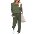 thumbnail image 1 of Ekouaer Sweatsuits Womens Loungewear Set Tracksuit Long Sleeve Pajamas Set with Pockets 2 Piece Outfits Lounge Sets, 1 of 6