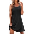 thumbnail image 1 of Ekouaer Tank Nightgowns for Women Sleeveless Sleep Dress Crew Neck Sleep Shirt Comfy Pajama Dress, 1 of 6
