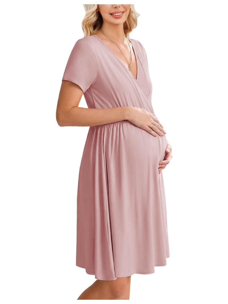 maternity dressing gown for hospital Gown, Plus Size Maternity, Labor and Gown, Nursing kaftan, Maternity Robe, turquoise kaftan, Breastfeeding Gorgeous design with lace trim Hatch-To-Hospital Maternity Gift Set Box