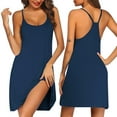thumbnail image 1 of Ekouaer Women's Racerback Sleeveless Soft Nightgown, 1 of 7