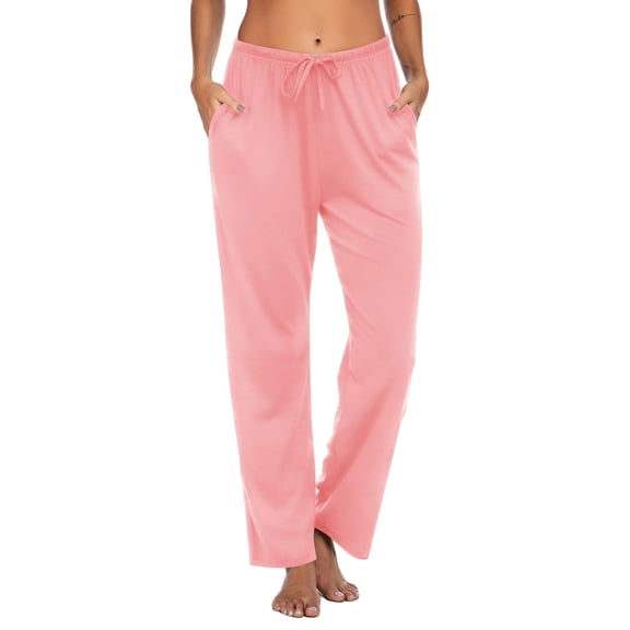 Ekouaer Women Pajama Pants Comfy Pj Bottom with Pockets Stretch Plaid Sleepwear