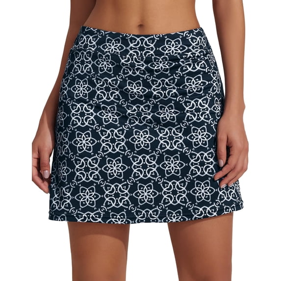 Ekouaer Women's Everyday Skort with Built-in Shorts Any Activities Light Summer Skirts Workout Gym