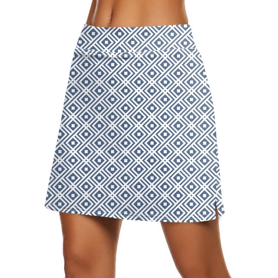 Ekouaer Women's Everyday Skort with Built-in Shorts Any Activities Light Summer Skirts Workout Gym