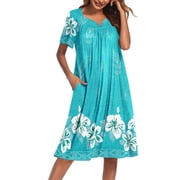 Ekouaer Womens House Dress with Pockets