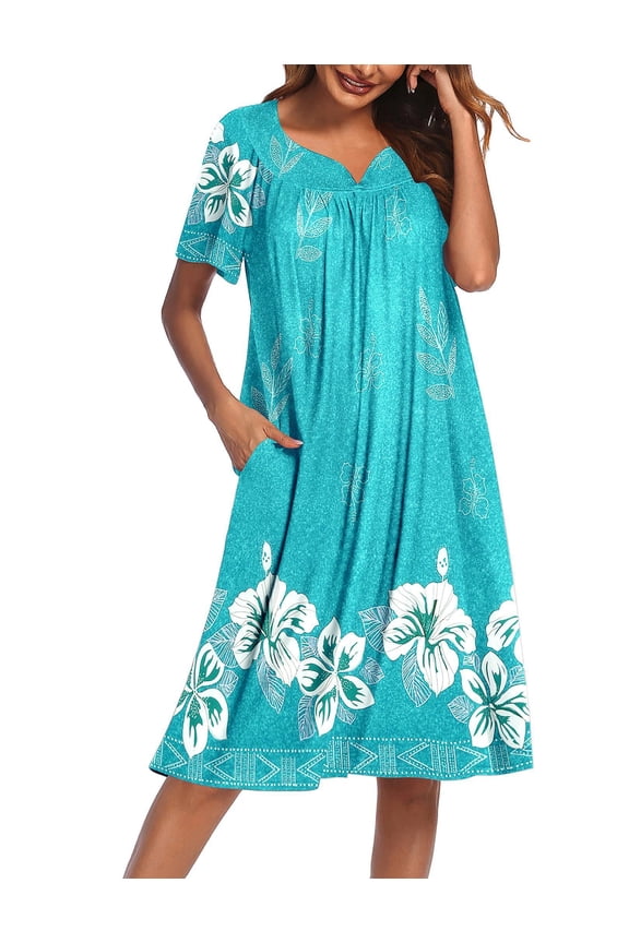 Women's House Dress with Pockets