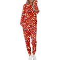 thumbnail image 1 of Ekouaer Women's Pajama Set Long-Sleeved Pajama Set Loungewear Pullover Pajamas Sweatshirt and Pocketed Pants, 1 of 5