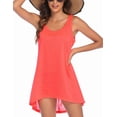 thumbnail image 1 of Ekouaer Women's Swimsuit Beach Cover Up T-Shirt Casual Dress Beachwear Bathing Suit Beach Dress Tunic Dress, 1 of 7