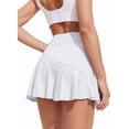 thumbnail image 1 of Ekouaer Tennis Skort for Women High Waisted Athletic Skirts Lightweight Golf Skort with Shorts Pocket Workout Pickleball Cheer Skirt, 1 of 6