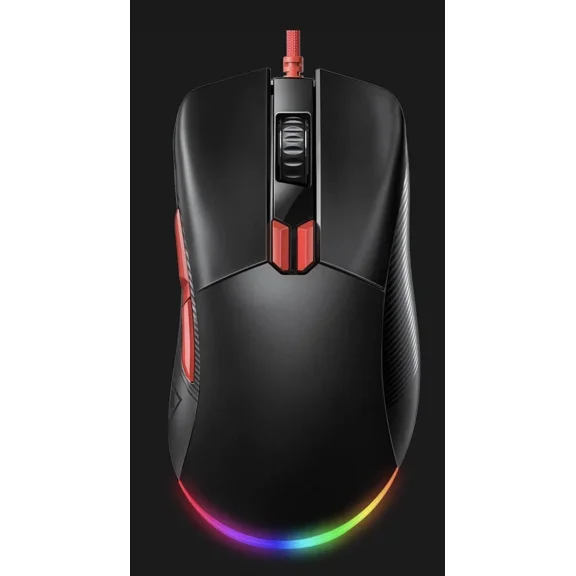 Eksa Gaming Mouse 16000 Dpi Optical Sensor 8 Programmable Buttons Rgb Wired