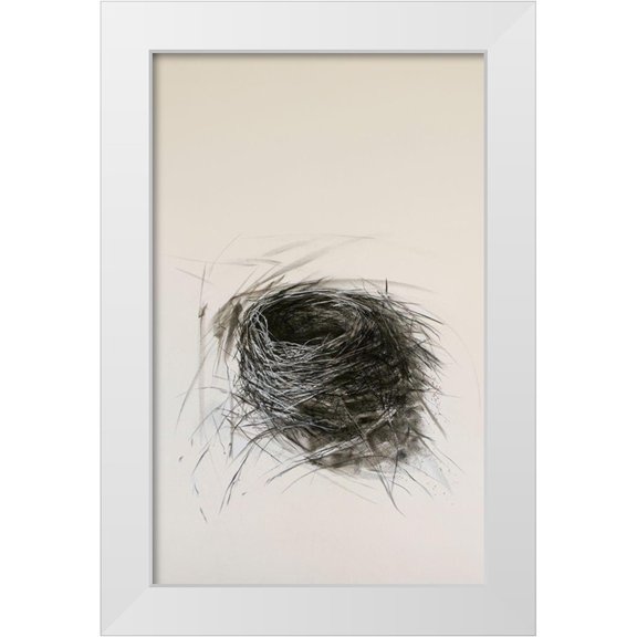 Ekstrand, Kris 10x14 White Modern Wood Framed Museum Art Print Titled - Habitat Nest