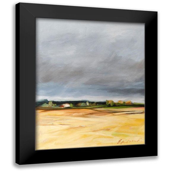 Ekstrand, Kris 12x14 Black Modern Framed Museum Art Print Titled - Samish Flats No. 1