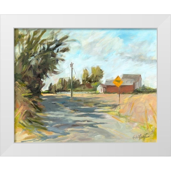 Ekstrand, Kris 14x12 White Modern Wood Framed Museum Art Print Titled - Dry Slough Road