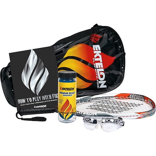 Ektelon 900 Power Level Fan Revenge Value Pack Triple Threat Racquet 3 balls Set